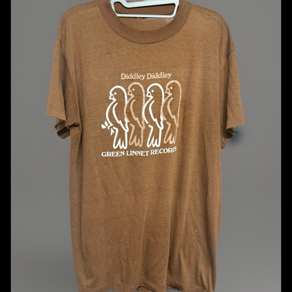 Vtg 80s Green Linnet Records Celtic Music t shirt M